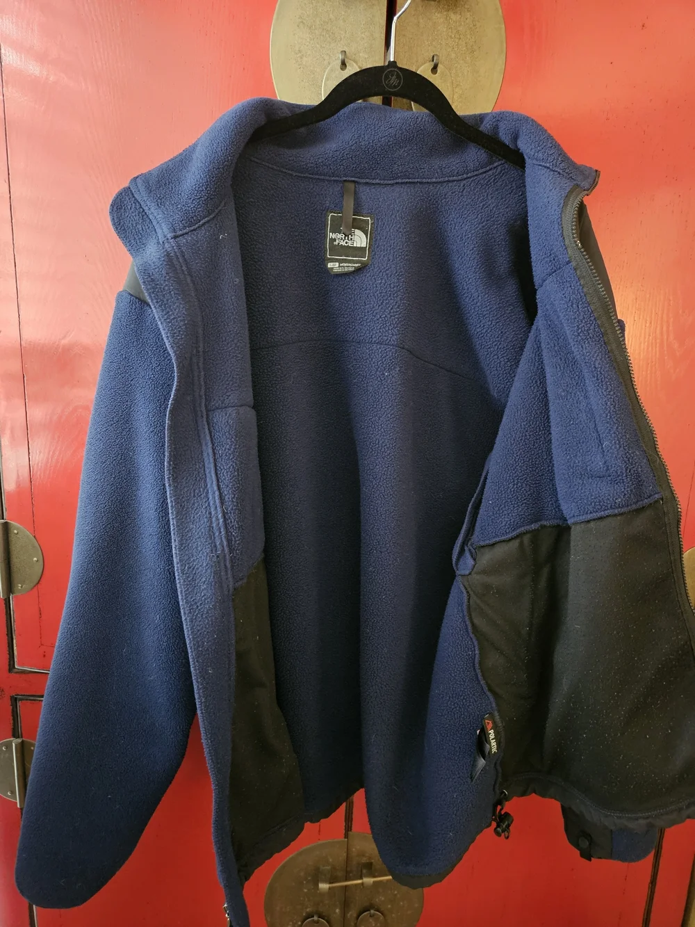 The North Face Men’s Navy Blue Polartec Fleece Jacket